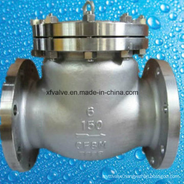 150lb Cast Stainless Steel CF8m Flange End Swing Check Valve